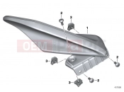BMW Motorrad BMW 2015 K models 6-cylinder K 1600 GT (0601,0611) Slipstream deflector