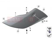 BMW Motorrad BMW 2015 K models 6-cylinder K 1600 GT (0601,0611) Fairing side section, front