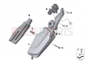 BMW Motorrad BMW 2015 K models 6-cylinder K 1600 GT (0601,0611) Storage compartment, audio system