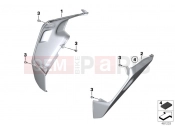 BMW Motorrad BMW 2015 K models 6-cylinder K 1600 GT (0601,0611) Foot protection