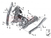 BMW Motorrad BMW 2015 K models 6-cylinder K 1600 GT (0601,0611) Windshield adjustment