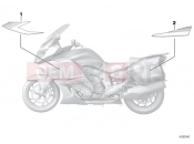 BMW Motorrad BMW 2015 K models 6-cylinder K 1600 GT (0601,0611) Stick-on label