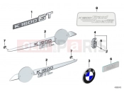 BMW Motorrad BMW 2015 K models 6-cylinder K 1600 GT (0601,0611) Label