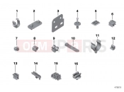BMW Motorrad BMW 2015 K models 6-cylinder K 1600 GT (0601,0611) Various cable holders