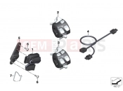 BMW Motorrad BMW 2015 K models 6-cylinder K 1600 GT (0601,0611) Adapter wire, switch