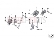 BMW Motorrad BMW 2015 K models 6-cylinder K 1600 GT (0601,0611) Headlight-head light aim control