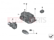BMW Motorrad BMW 2015 K models 6-cylinder K 1600 GT (0601,0611) Alarm system/central locking system