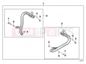 BMW Motorrad BMW 2015 K models 6-cylinder K 1600 GT (0601,0611) Engine protection bar