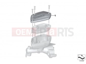BMW Motorrad BMW 2015 K models 6-cylinder K 1600 GT (0601,0611) Cover, lever assembly, high-gloss chrome