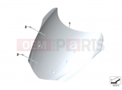 BMW Motorrad BMW 2015 K models 6-cylinder K 1600 GT (0601,0611) Windshield, Comfort