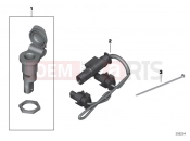 BMW Motorrad BMW 2015 K models 6-cylinder K 1600 GT (0601,0611) Plug-in socket