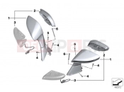 BMW Motorrad BMW 2015 C-Models C evolution (0C03) Mirror / LED turn signals