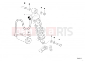 BMW MOTORRAD F 650 94 (0161) Spring strut, rear