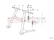 BMW MOTORRAD F 650 94 (0161) Center stand