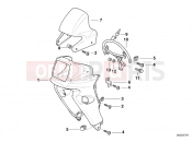 BMW MOTORRAD F 650 94 (0161) Trim panel upper part
