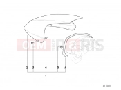 BMW MOTORRAD F 650 94 (0161) Set windshield with fastening
