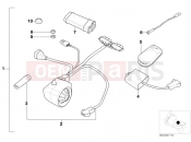 BMW MOTORRAD F 650 94 (0161) Theft alarm, basic unit