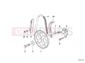 BMW Motorrad BMW 1994 R-Models 4V R 850 R 94 (0401,0406) Timing chain/Chain tensioner/Slide rail