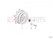 BMW Motorrad BMW 1994 R-Models 4V R 850 R 94 (0401,0406) Wheel hub rear