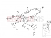 BMW Motorrad BMW 1994 R-Models 4V R 850 R 94 (0401,0406) Rear frame