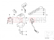 BMW Motorrad BMW 1994 R-Models 4V R 850 R 94 (0401,0406) Switch, authorities