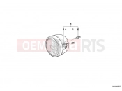BMW Motorrad BMW 1994 R-Models 4V R 850 R 94 (0401,0406) Headlight, authorities