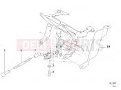 BMW Motorrad BMW 1994 R-Models 4V R 850 R 94 (0401,0406) Headlight bracket, authorities