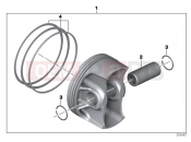 BMW Motorrad BMW 2017 R-Models K5x R 1200 GS Adve. (0A02, 0A12) Piston with rings and wristpin