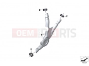 BMW Motorrad BMW 2017 R-Models K5x R 1200 GS Adve. (0A02, 0A12) Frame guard
