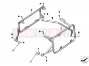 BMW Motorrad BMW 2017 R-Models K5x R 1200 GS Adve. (0A02, 0A12) Case holder/Mounting parts