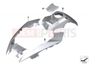 BMW Motorrad BMW 2017 R-Models K5x R 1200 GS Adve. (0A02, 0A12) Primed parts