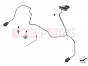 BMW Motorrad BMW 2017 R-Models K5x R 1200 GS Adve. (0A02, 0A12) Wiring harness f.LED auxiliary headlight