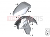 BMW Motorrad BMW 2017 R-Models K5x R 1200 RT (0A03, 0A13) Front wheel fender