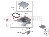 BMW Motorrad BMW 2017 R-Models K5x R 1200 RT (0A03, 0A13) Storage compartment, right