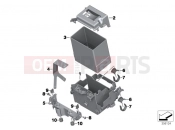BMW Motorrad BMW 2017 R-Models K5x R 1200 RT (0A03, 0A13) Battery carrier/heat insulation