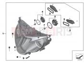 BMW Motorrad BMW 2017 R-Models K5x R 1200 RT (0A03, 0A13) Headlight II