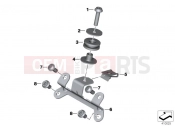 BMW Motorrad BMW 2017 R-Models K5x R 1200 RS (0A05, 0A15) Bracket. intake silencer