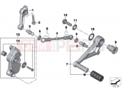 BMW Motorrad BMW 2017 R-Models K5x R 1200 RS (0A05, 0A15) Outside shift-control components