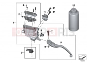 BMW Motorrad BMW 2017 R-Models K5x R 1200 RS (0A05, 0A15) Clutch control assembly