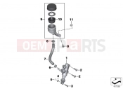 BMW Motorrad BMW 2017 R-Models K5x R 1200 RS (0A05, 0A15) Brake master cylinder