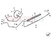 BMW Motorrad BMW 2017 R-Models K5x R 1200 RS (0A05, 0A15) Brake lines