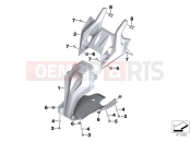 BMW Motorrad BMW 2017 R-Models K5x R 1200 RS (0A05, 0A15) Center fairing panel