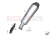 BMW Motorrad BMW 2017 R-Models K5x R 1200 RS (0A05, 0A15) Sport muffler