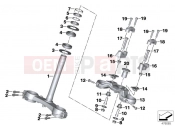 BMW Motorrad BMW 2017 S models S 1000 XR (0D03, 0D13) Fork brace, bottom/top