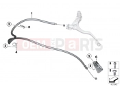 BMW Motorrad BMW 2017 S models S 1000 XR (0D03, 0D13) Clutch cable