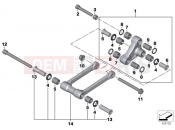 BMW Motorrad BMW 2017 S models S 1000 XR (0D03, 0D13) Pivot assembly components