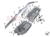 BMW Motorrad BMW 2017 S models S 1000 XR (0D03, 0D13) Tail part
