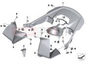 BMW Motorrad BMW 2017 S models S 1000 XR (0D03, 0D13) Cover Airbox