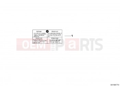 BMW Motorrad BMW 2017 S models S 1000 XR (0D03, 0D13) Label 