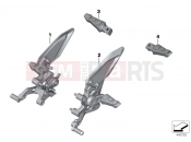 BMW Motorrad BMW 2017 S models S 1000 XR (0D03, 0D13) HP Footpeg system
